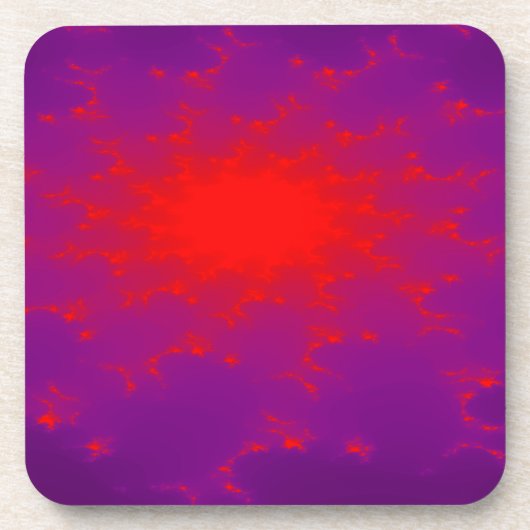 Burning Galaxy Cork Untersetzer (Vorderseite)