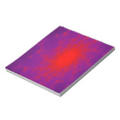 Burning Galaxy Notepad Notizblock (Rotiert)