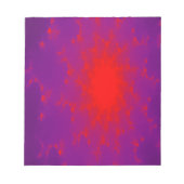 Burning Galaxy Notepad Notizblock (Vorderseite)