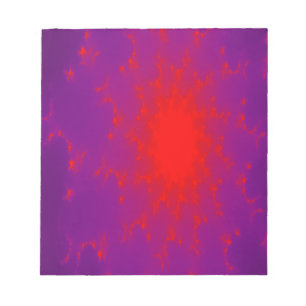 Burning Galaxy Notepad Notizblock