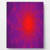 Burning Galaxy Plaque Fotoplatte (Vorderseite)