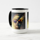Burning Glasses Combo Tasse, 15 oz Tasse (Vorderseite Links)