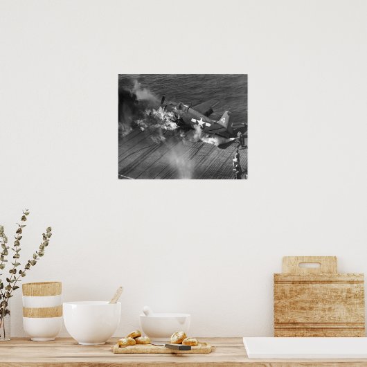 Burning Hellcat Poster (Küche)