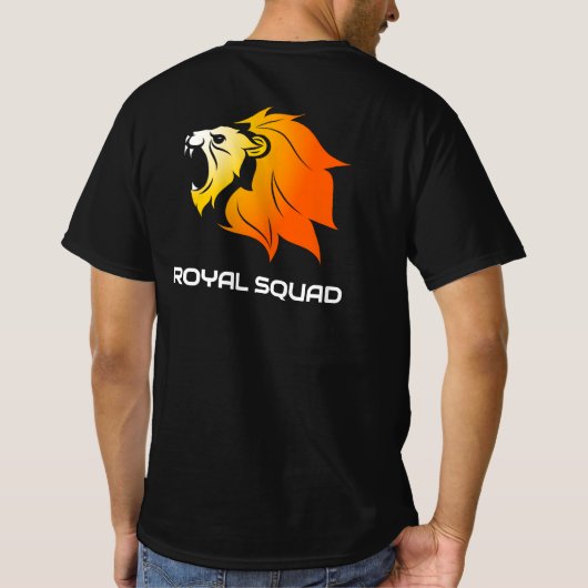 Burning Lion Royal Squad T-Shirt (Rückseite)