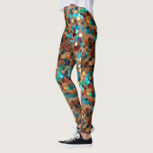 Burning Man Multicolor-Sequenzen Leggings (Links)