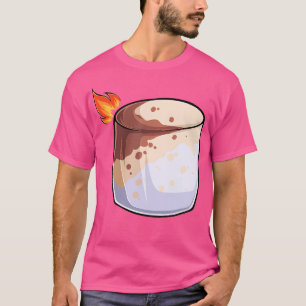 Burning Marshmallow S'Mores Costume Group Camping T-Shirt