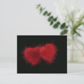 Burning mit Liebe Postkarte (Stehend Vorderseite)