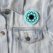 Burning mit Life Blume Button, Black Button (Beispiel)