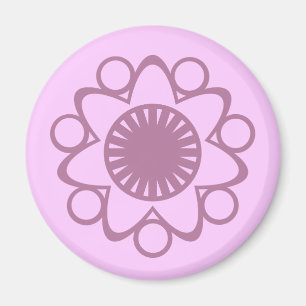 Burning mit Life Blume Magnet, Lavendel Magnet