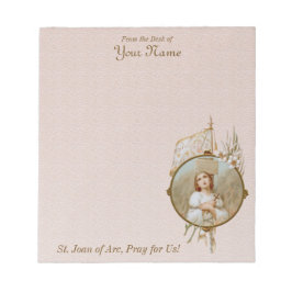 Burning of St. Joan at the Stake (BF 01) 5,5" x 6" Notizblock