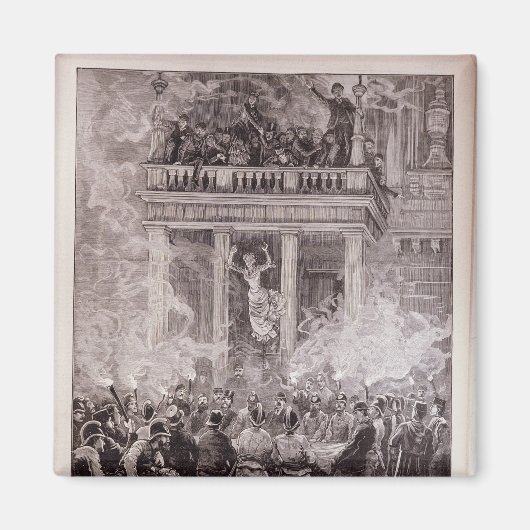 Burning of the Ring Theater, Wien Magnet (Vorne)