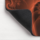 Burning Orange Drehung Mousepad (Ecke)