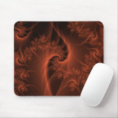 Burning Orange Drehung Mousepad (Mit Mouse)