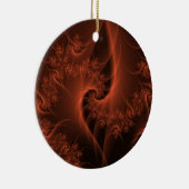 Burning Orange Drehung Ornament (Rechts)