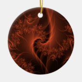 Burning Orange Drehung Ornament (Vorne)
