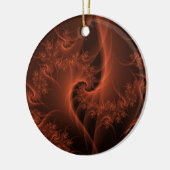 Burning Orange Drehung Ornament (Links)