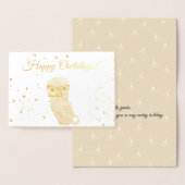 Burning Owl Holidays Folienkarte (Anzeige)