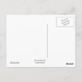 Burning Owl. Postkarte (Rückseite)