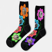 Burning Owl Socken (Linkes Detail)