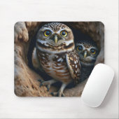 Burning Owls Mousepad (Mit Mouse)