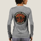 Burning River Brigade Langarmshirt  Tri-Blend Shirt (Rückseite)