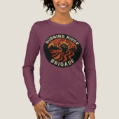 Burning River Brigade Langarmshirt Tri-Blend Shirt (Vorderseite)