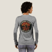 Burning river brigade long sleeve Tri-Blend shirt (Voller Rückseite)