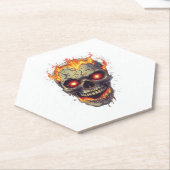 Burning Skull Inferno Untersetzer (angewinkelt)