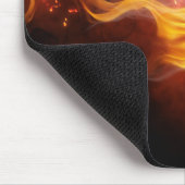 Burning Soccer Ball Mousepad (Ecke)
