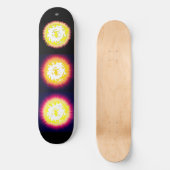 Burning Star Skateboard (Vorderseite)