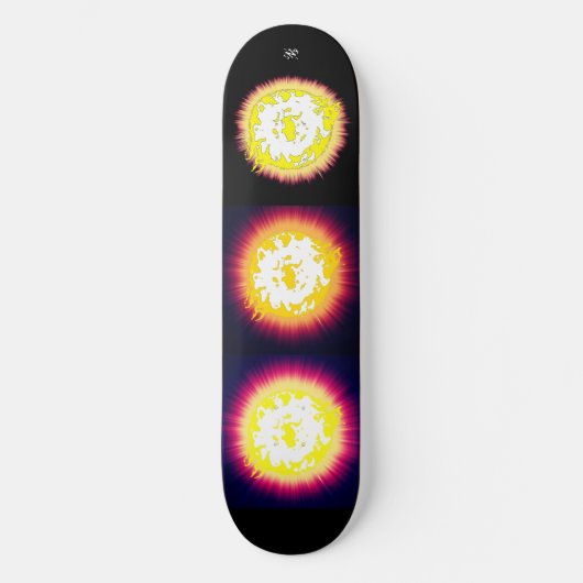 Burning Star Skateboard (Vorderseite)