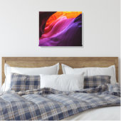 Burning Twilight - Antelope Canyon Rock Formatione Leinwanddruck (Insitu (Schlafzimmer))