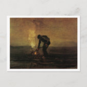 Burning Weeds, Vincent van Gogh Postkarte (Vorderseite)