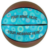BurningMint™ Personalisierter Basketball mit Namen (Vorderseite)