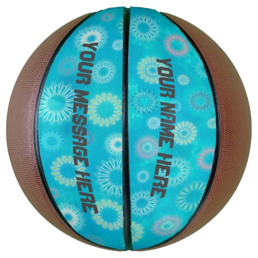 BurningMint™ Personalisierter Basketball mit Namen (Vertikal)