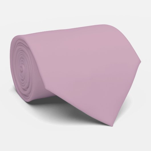 Burnished Lilac Solid Color Krawatte (Gerollt)