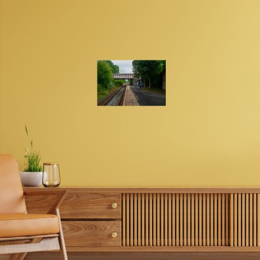 Burnley Barracks Railway - Lancashire Railways Poster (Wohnzimmer 2)