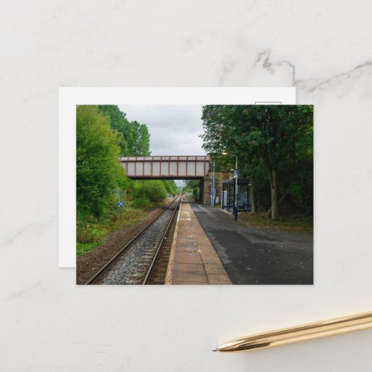 Burnley Barracks Railway - Lancashire Railways Postkarte (Vorderseite/Rückseite Beispiel)