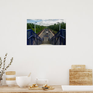 Burnley Rose Grove Bahnhof Poster