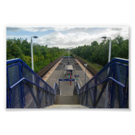 Burnley Rose Grove Railway Station Fotodruck