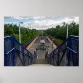 Burnley Rose Grove Railway Station Poster (Vorne)