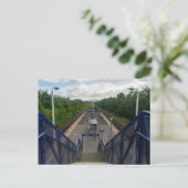 Burnley Rose Grove Railway Station Postkarte (Stehend Vorderseite)