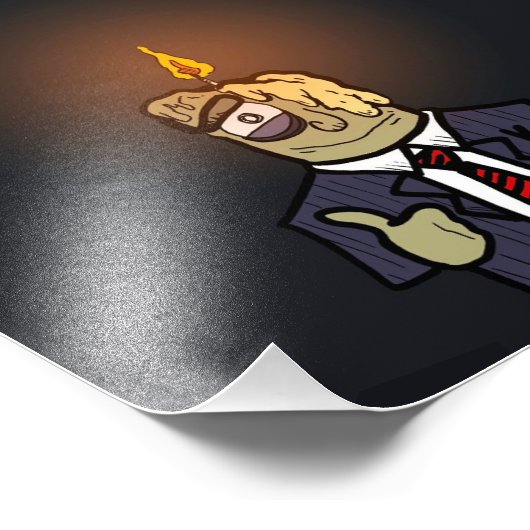 BurnOut Fotodruck (Ecke)