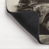Burnout-Gruben-Vintager LKW Mousepad (Ecke)