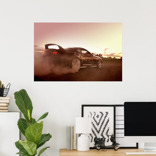 Burnout King Poster (Heimbüro)