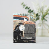 Burnout Postkarte (Stehend Vorderseite)