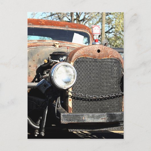 Burnout Postkarte (Vorderseite)