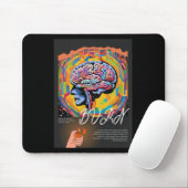 Burnout - Psychedelic Mental Erschöpfung Art Stick Mousepad (Mit Mouse)