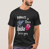 Burnouts oder Bows Babicka Lieben Sie Slowakisch G T-Shirt (Vorderseite)