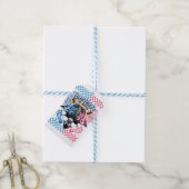 Burnouts oder Bows Geschlecht Enthüllung Geschenk- Geschenkanhänger (Mit Garn)